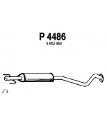 FENNO STEEL - P4486 - Глушитель средний OPEL ASTRA G 1.4-1.6 98-05